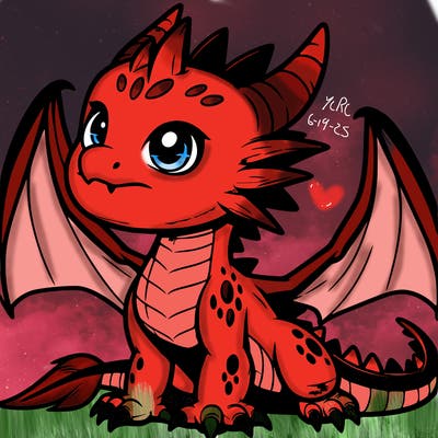 fierce baby night dragon