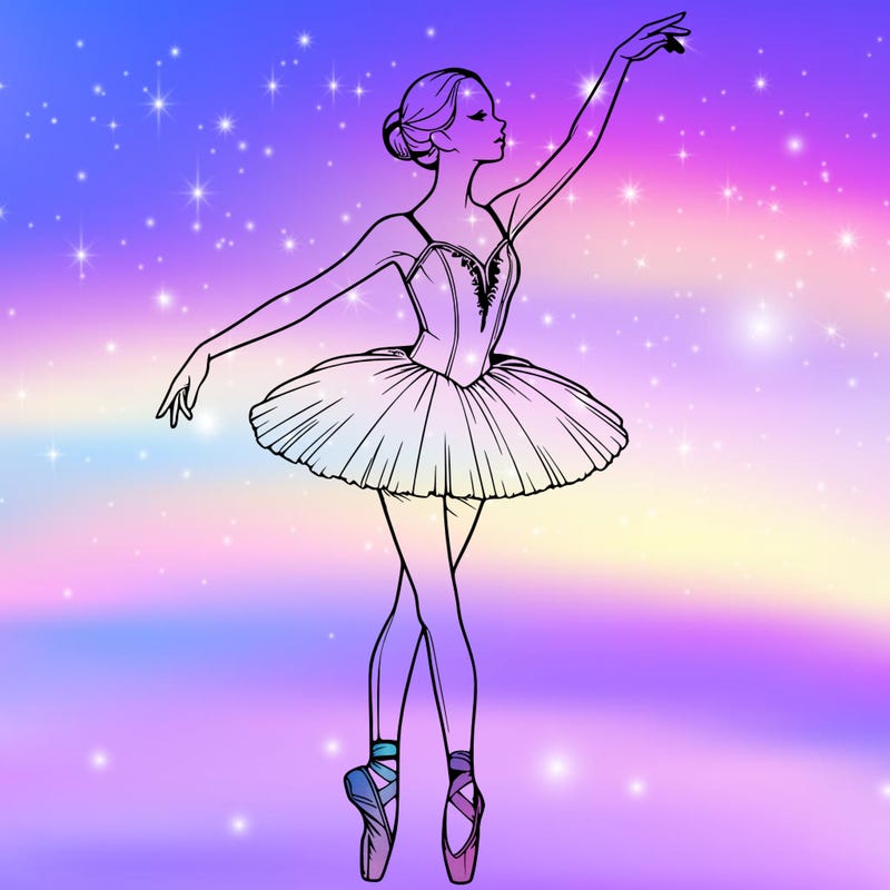 realistic ballerina