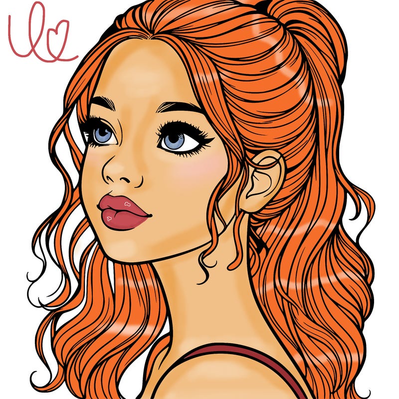 beautiful realistic girl