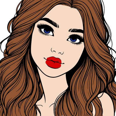 beautiful realistic girl