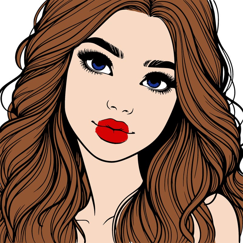 beautiful realistic girl