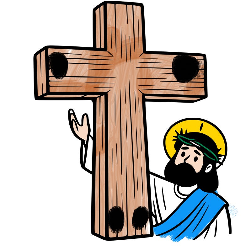 cross with jesus