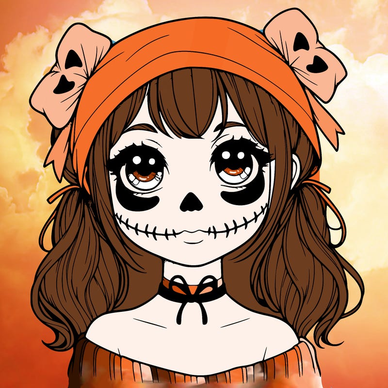 realistic girl halloween