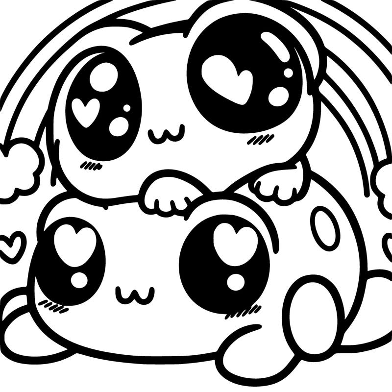 kawaii frog