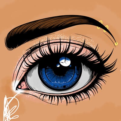 realistic eye