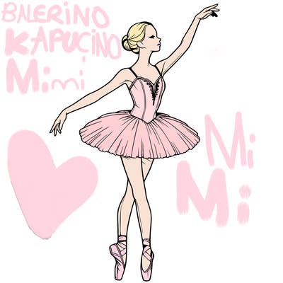 realistic ballerina