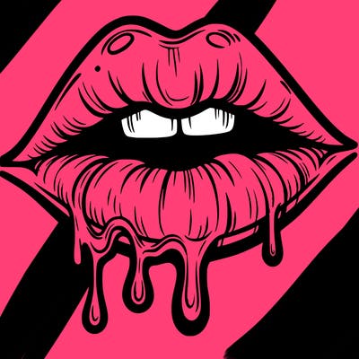 lips that look realistic and drip