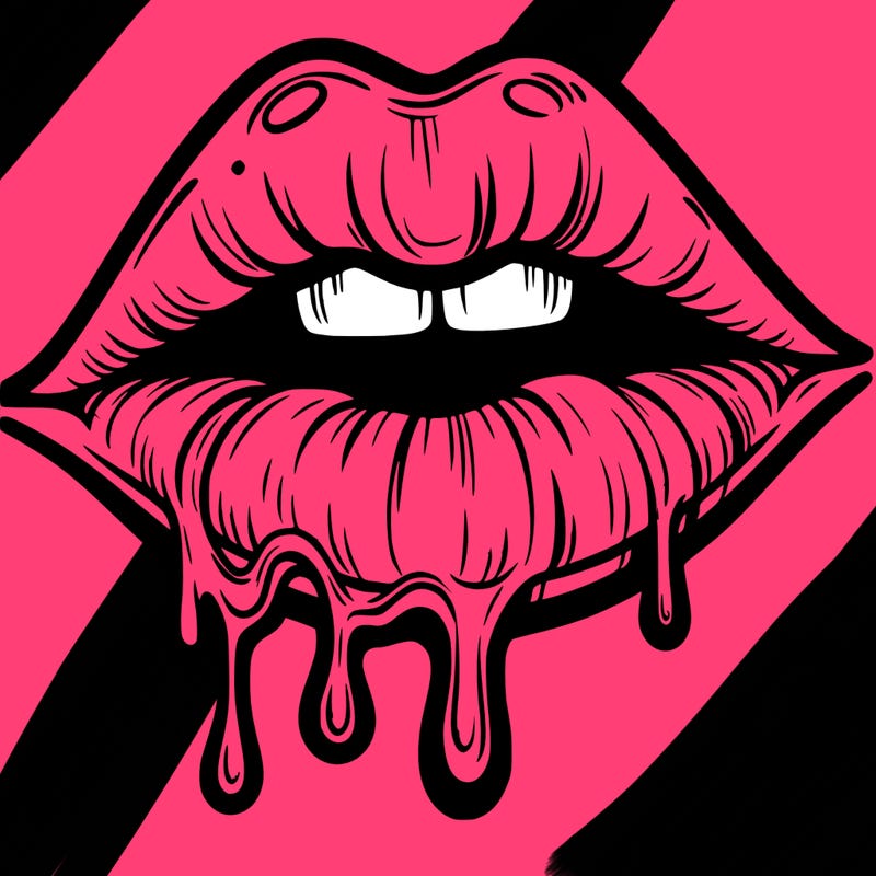 lips that look realistic and drip