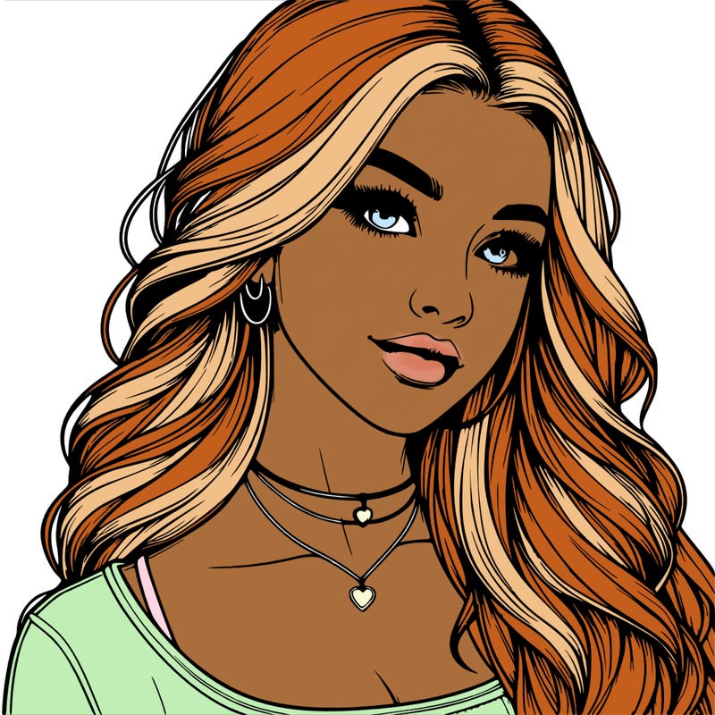 detailed realistic girl