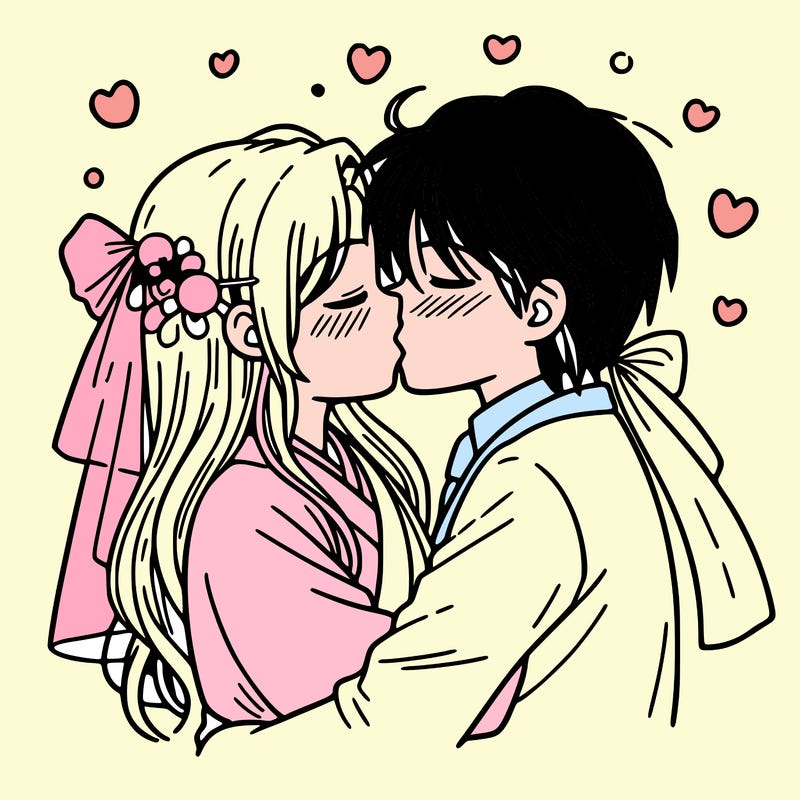 kissing