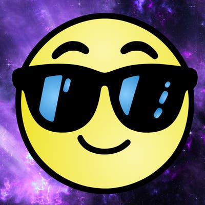 emoji with sunglasses