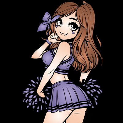 realistic cheerleader