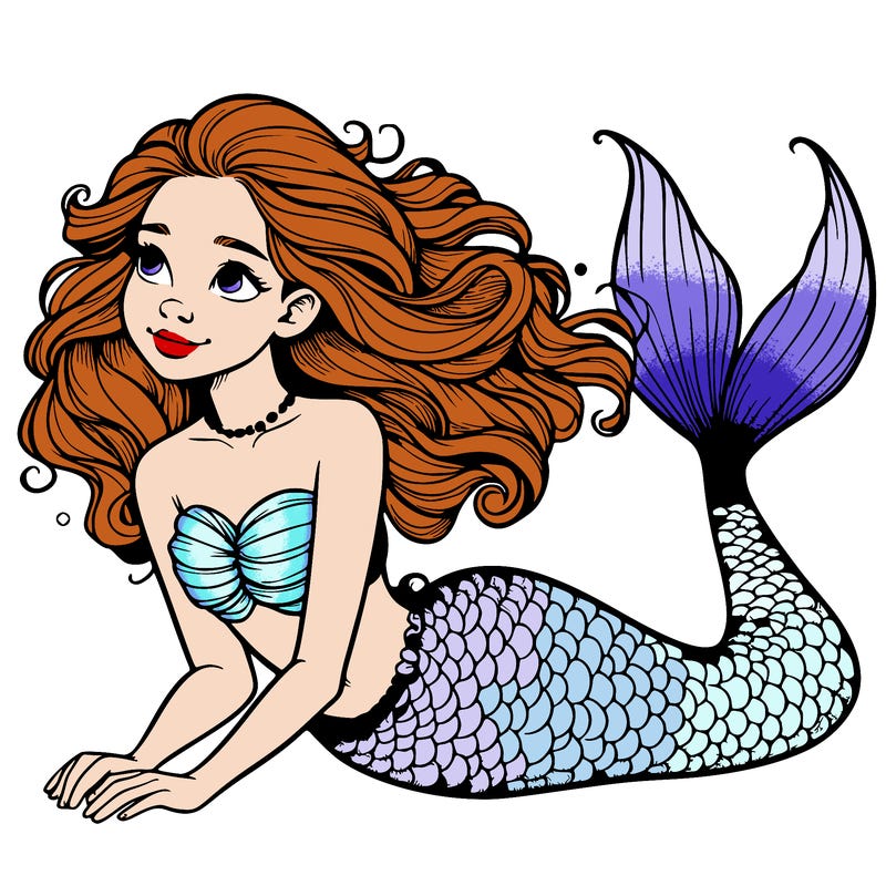 a realistic mermaid