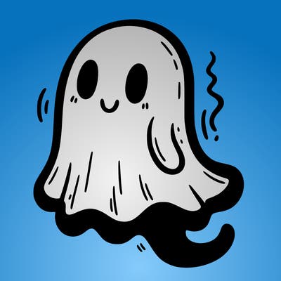 a spooky ghost