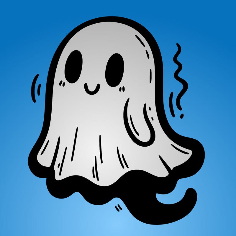 a spooky ghost