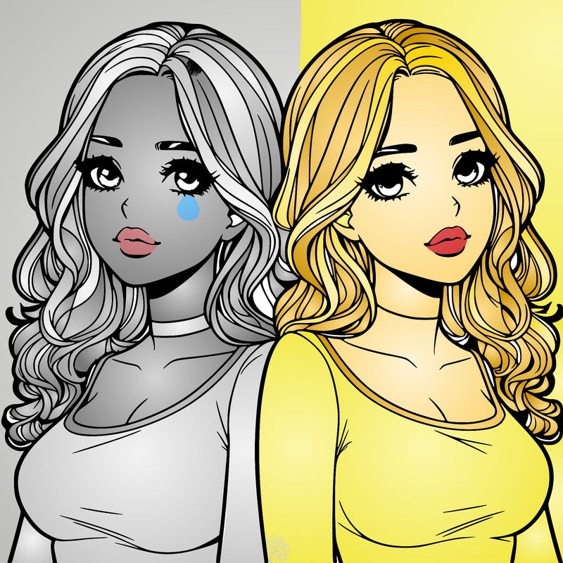 realistic twin sisters