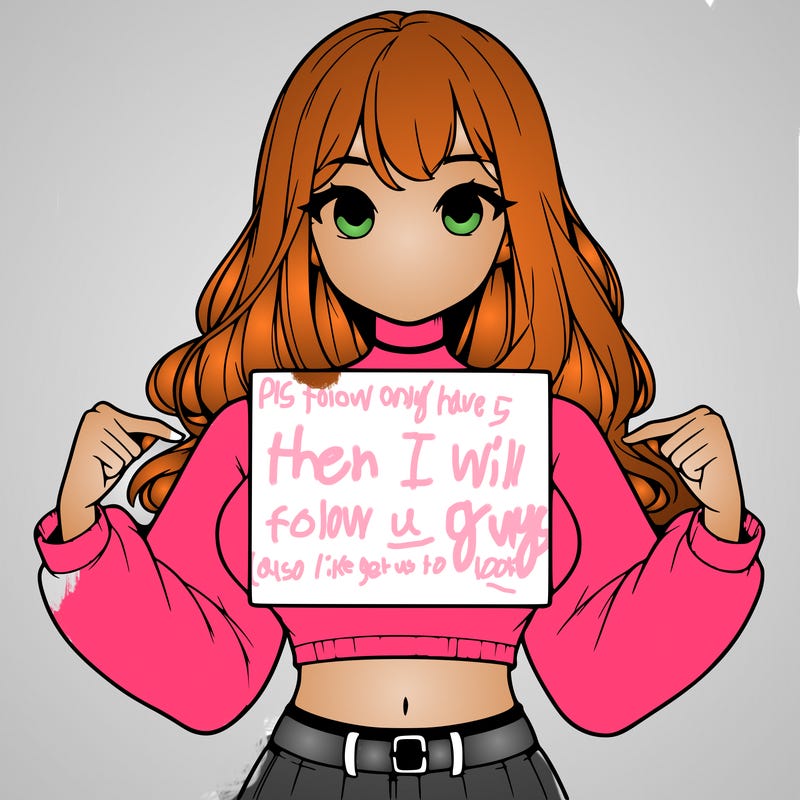 girl holding a blank sign in a long sleeve crop top