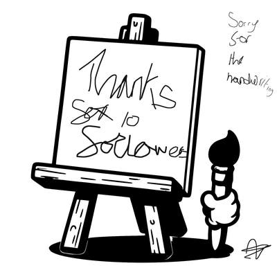 blank canvas ready to be painted on