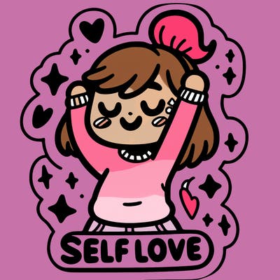 self-love sticker