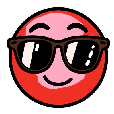 emoji with sunglasses