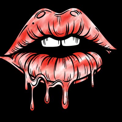 lips that look realistic and drip