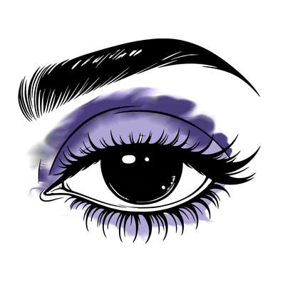 eye closed realistic