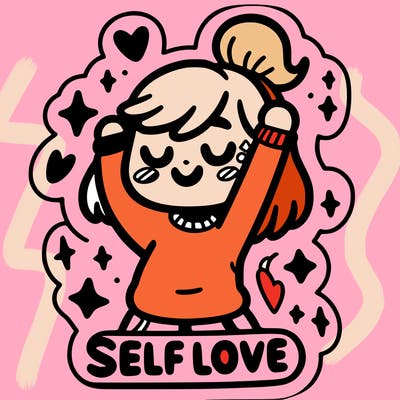 self-love sticker