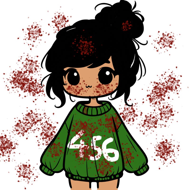 cute girl with baggy sweater and messy bun