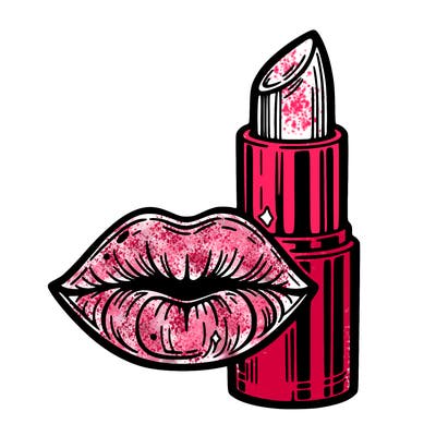 lips and lipstick
