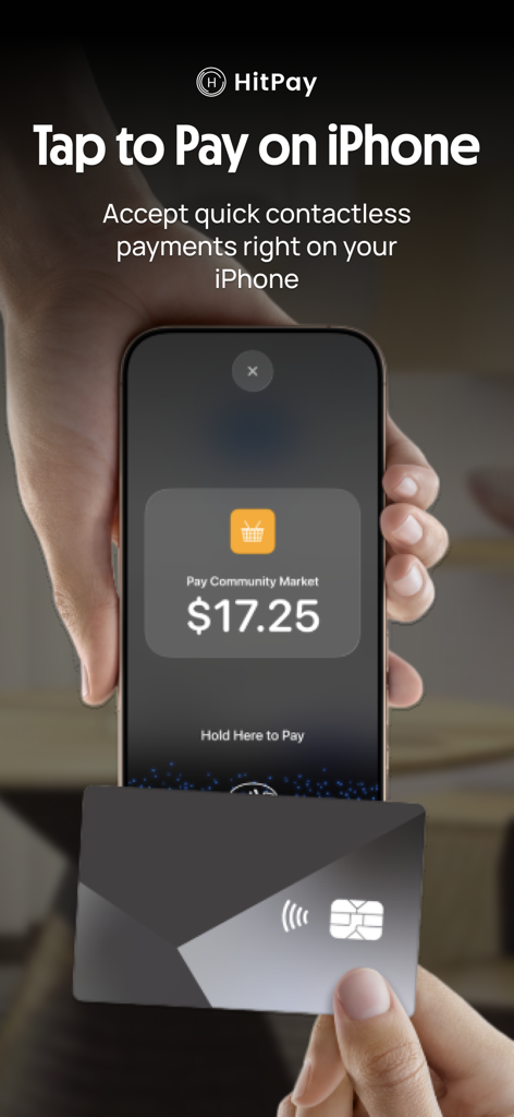 HitPay - 地域市場でHitPay Tap to Pay on iPhoneを使用して非接触型カード決済を受け付ける販売者