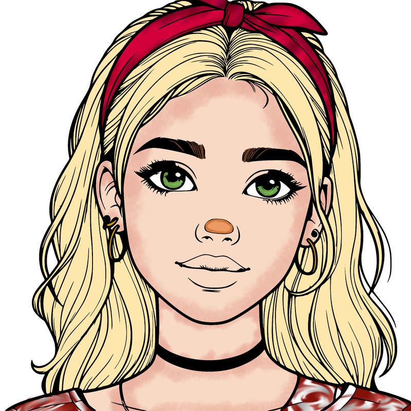 realistic teenage girl