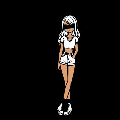 a group of girls wearing crop tops and shorts