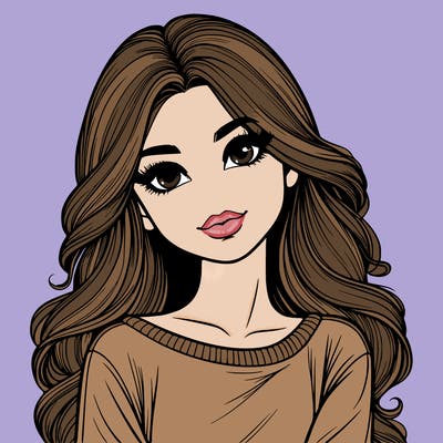 realistic beautiful girl