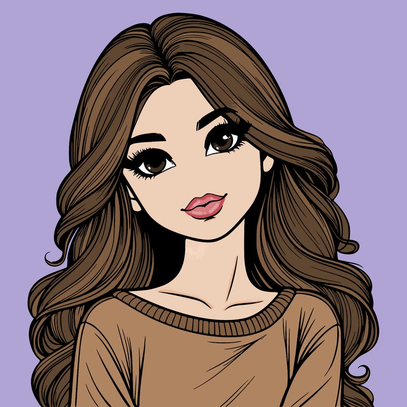 realistic beautiful girl