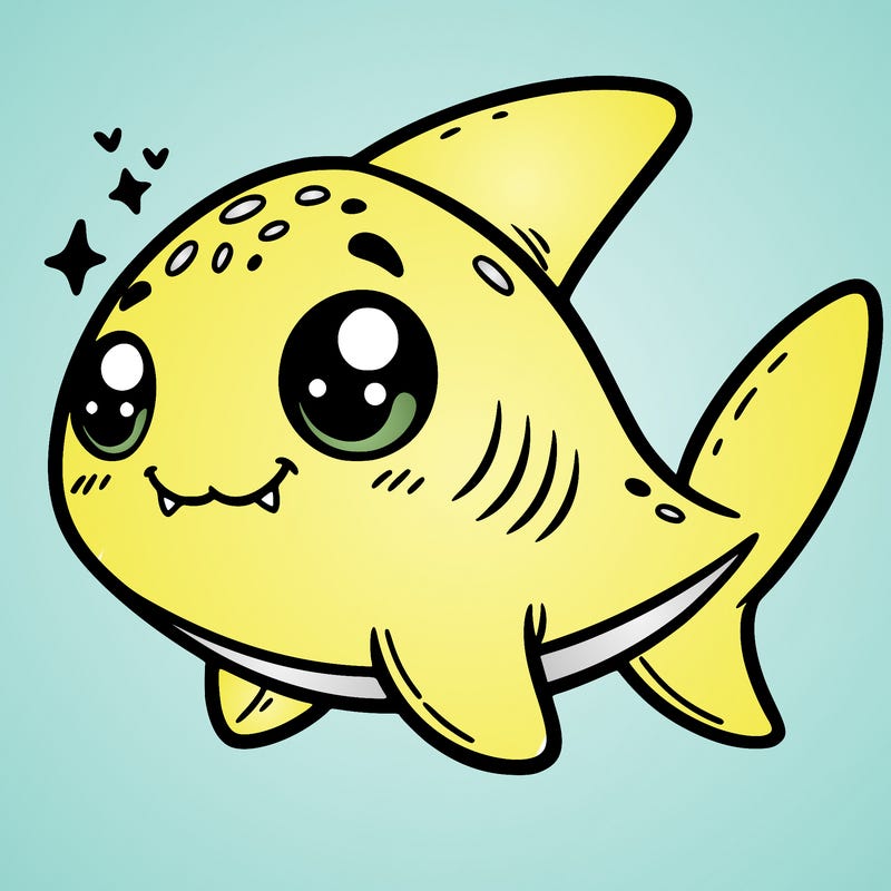 cute lemon shark