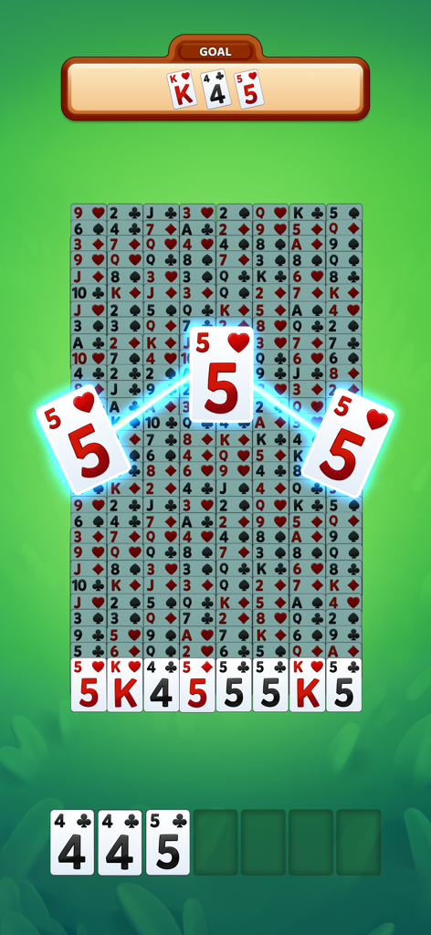 Card Match Solitaire - Dreifach-Karten-Match in Card Match Solitaire mobilem Rätselspiel
