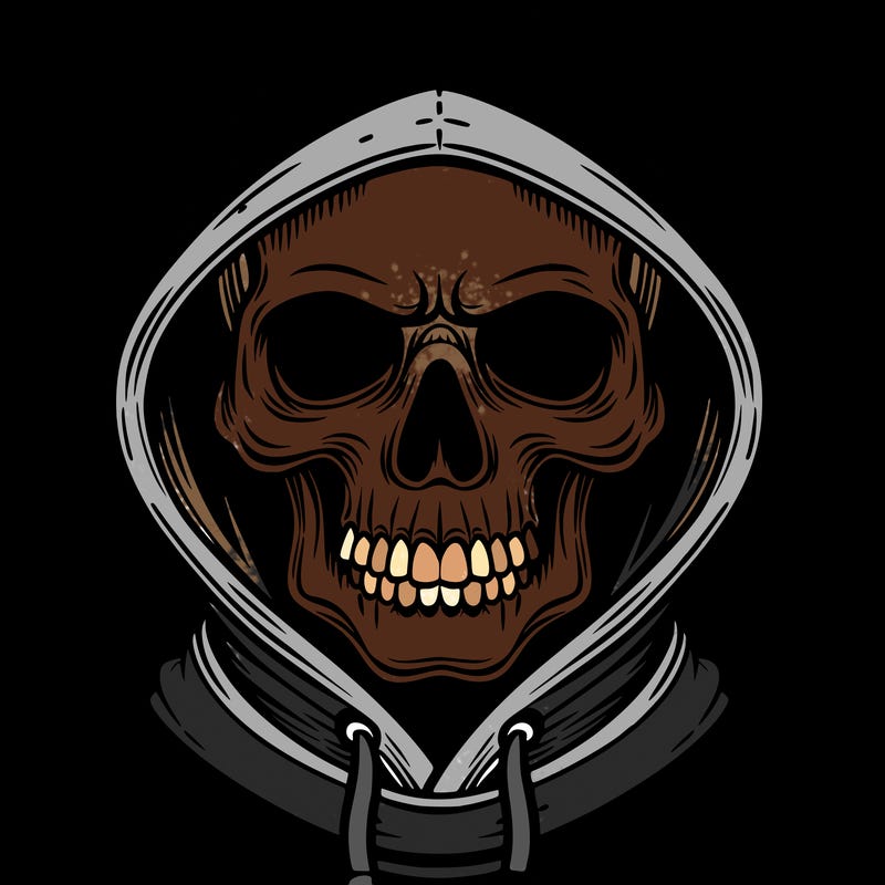 skull hoodie