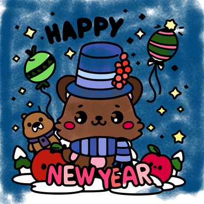 message : happy new year