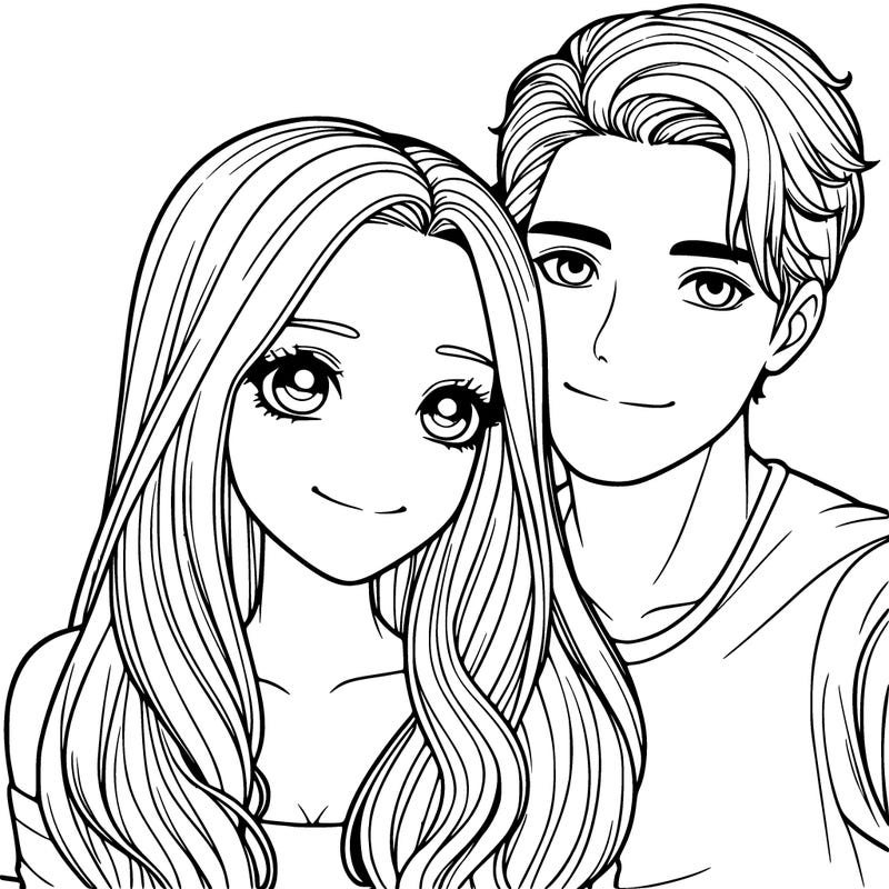 realistic girl whith her bf