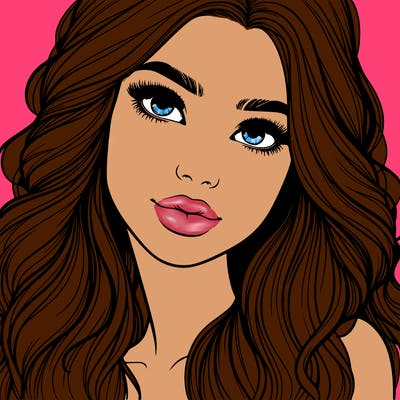 beautiful realistic girl