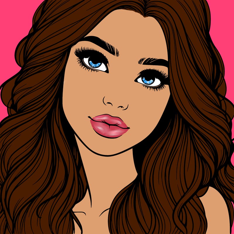 beautiful realistic girl