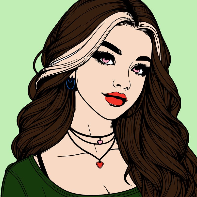 detailed realistic girl