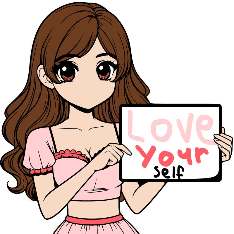 realistic pretty girl holding blank sign