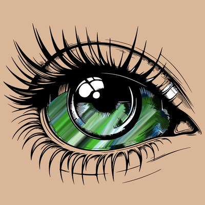realistic eye