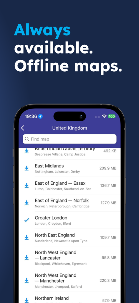 Blue Light Maps - Navigation App | MWM