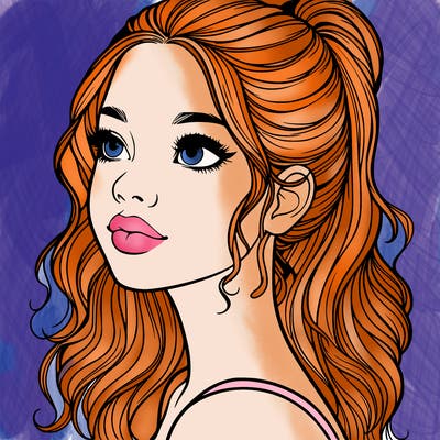 beautiful realistic girl