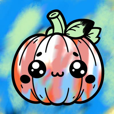 easy cute pumpkin