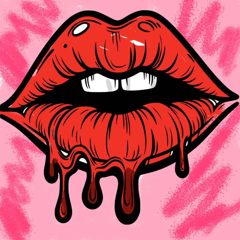 lips that look realistic and drip