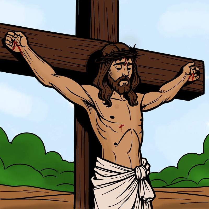 jesus on the cross