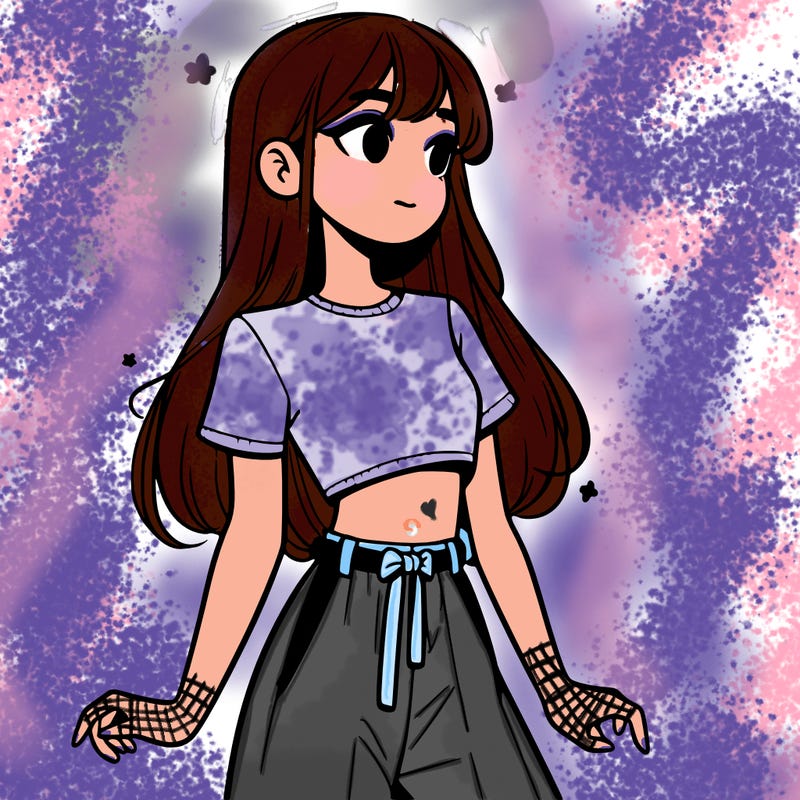 girl in a cute crop top